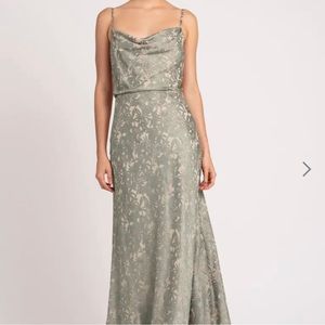 Jenny Yoo Dahlia Palermo Satin Dress